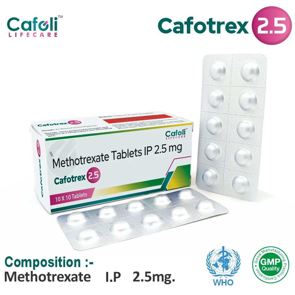 Cafotrex 2.5mg Tablet for PCD Pharma Franchise
